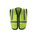 2W International High Viz Public Safety Vest, Jumbo, Blue PWB505BL JM